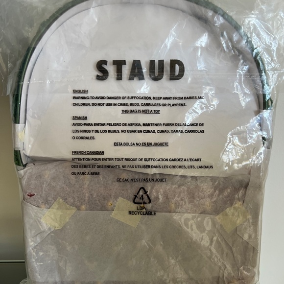 STAUD Tommy Beaded Bag Strawberry Dream - Picture 10 of 10